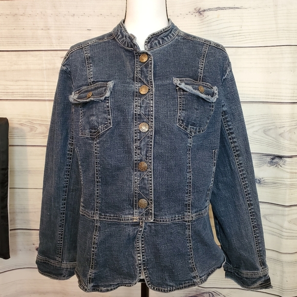 Women's A.M.I Brand 1X Jean Jacket/156